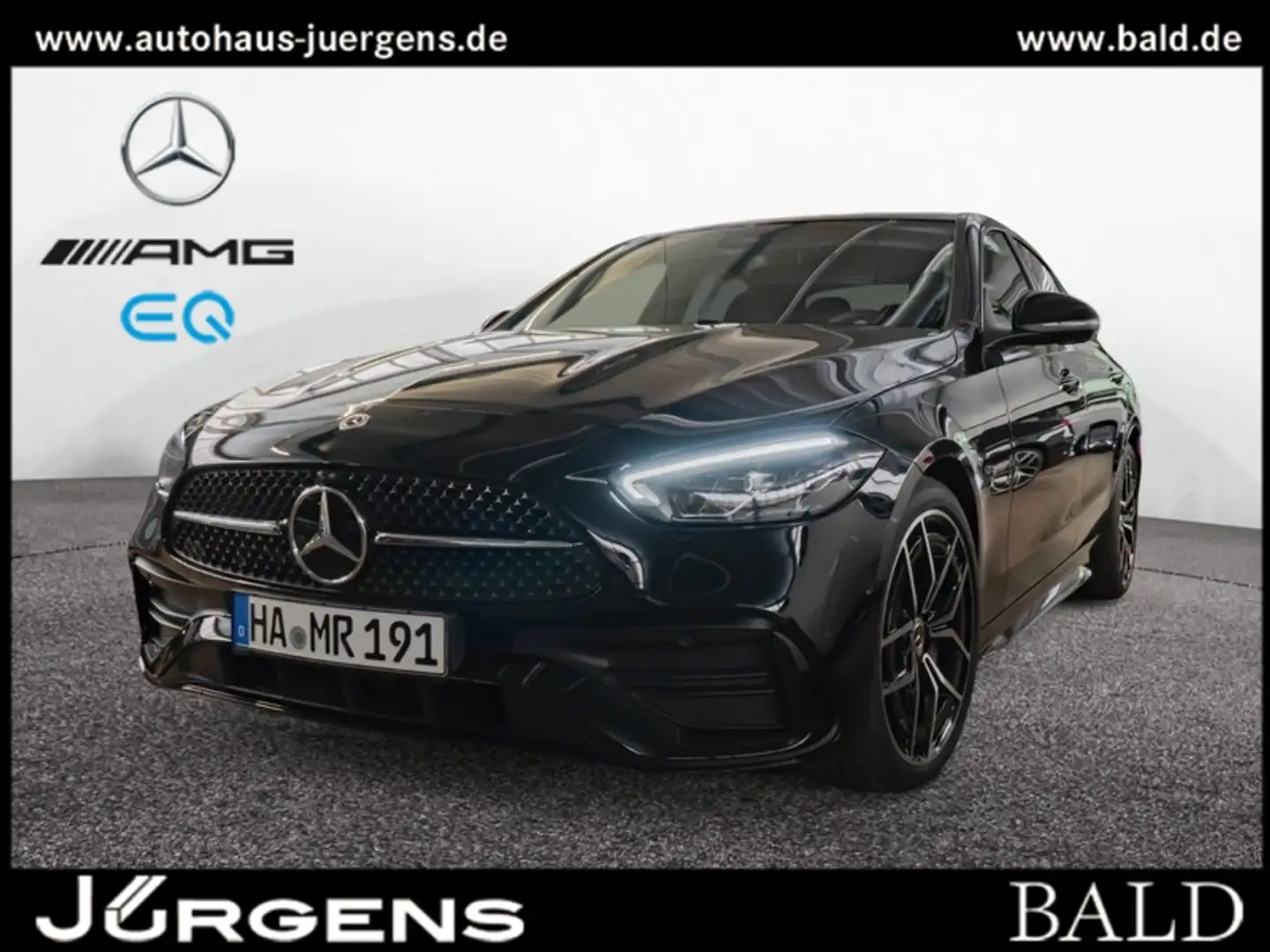 Mercedes-Benz C 200 AMG-Sport/Pano/Burm/Night/Sitzklima/Distr Noir - 1