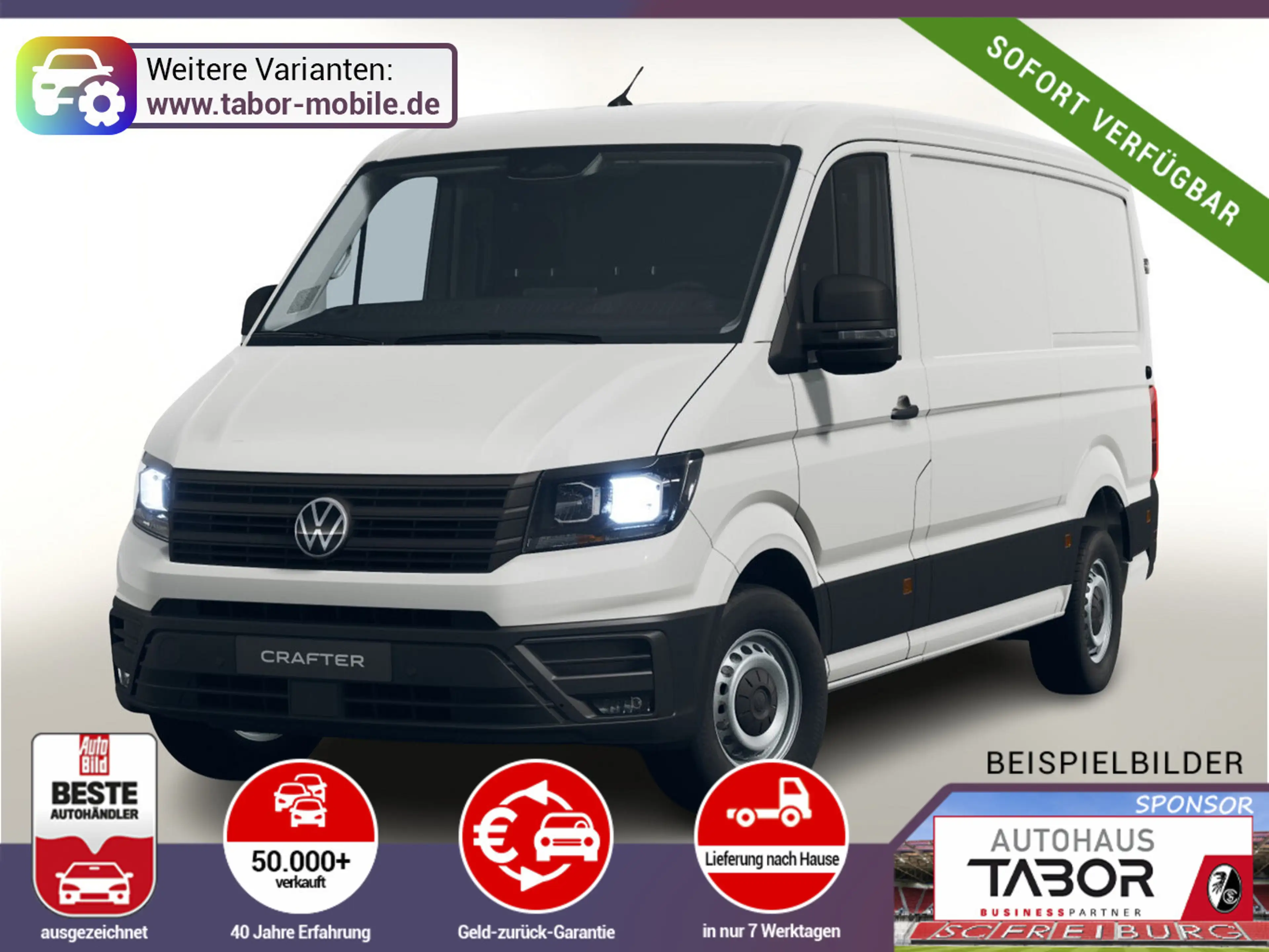 Volkswagen Crafter 35 AT8 L3H2 3S Temp AppC 2xPDC UVP-39%*