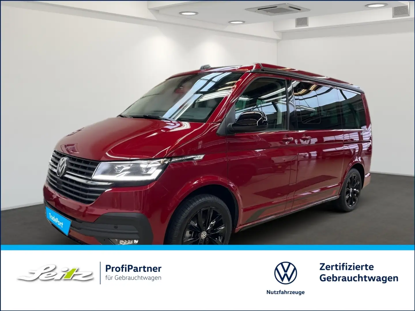 Volkswagen T6.1 California 2.0 TDI KR Beach Tour Edition *6-SITZER*KAMERA*STA Rouge - 1