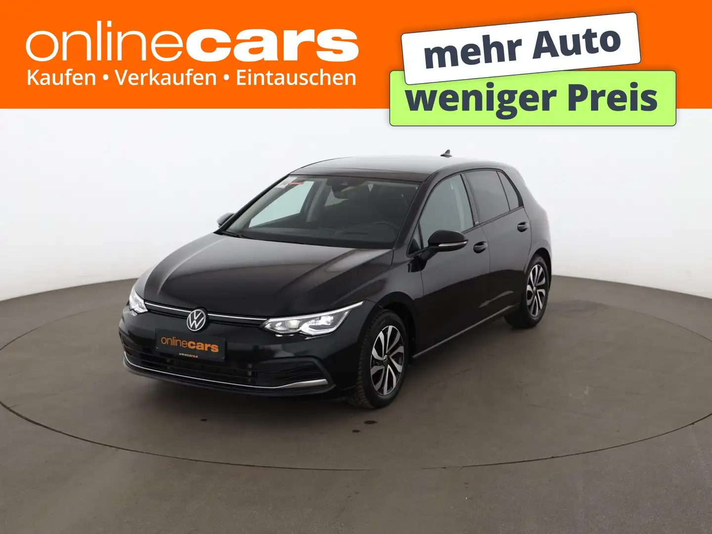 Volkswagen Golf VIII 2.0 TDI Active Aut MATRIX SKY AHK RADAR Schwarz - 1