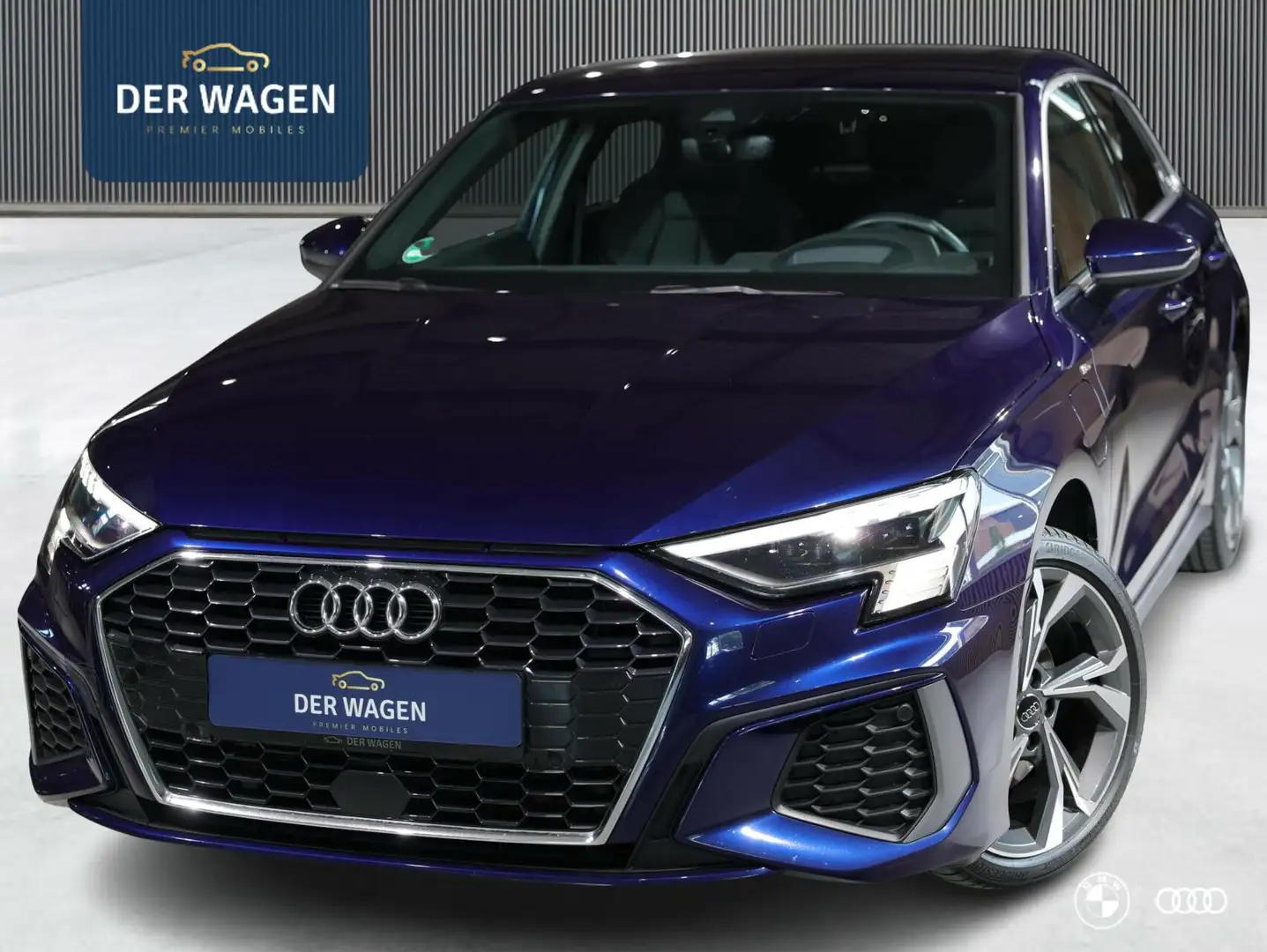 Audi A3 40 TFSIe S EDITION / AMBIENTE / MATRIX / HEADUP / Blauw - 1