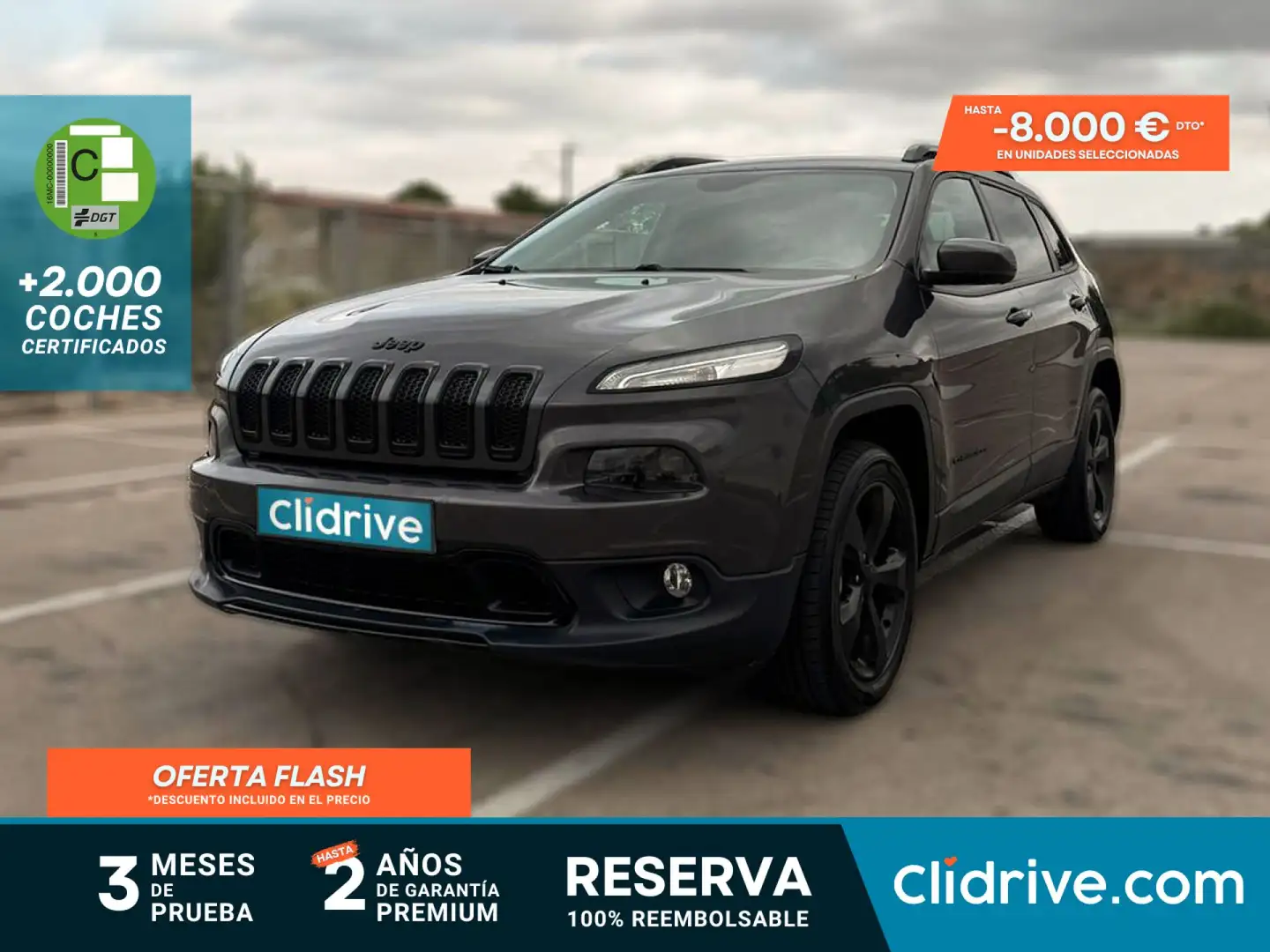 Jeep Cherokee 2.2D Night Eagle 4x4 ADI Aut. 147kW Gris - 1