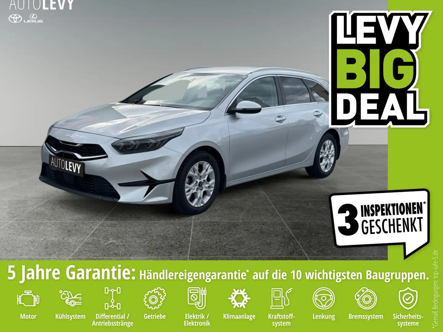 Kia Ceed / cee'd Ceed 1.5l SW T-GDI Kamera*SHZ*LHZ*CarPlay Ezüst - 1