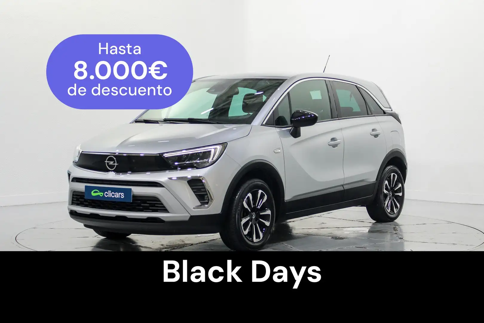 Opel Crossland 1.2 S&S Elegance Pack 110 Argent - 1