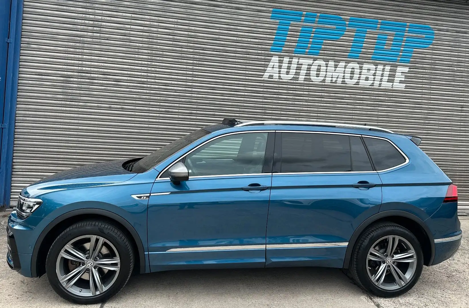 Volkswagen Tiguan Allspace 4M*R-LINE*PANO*AHK*LED*NAVI*360° Blau - 2