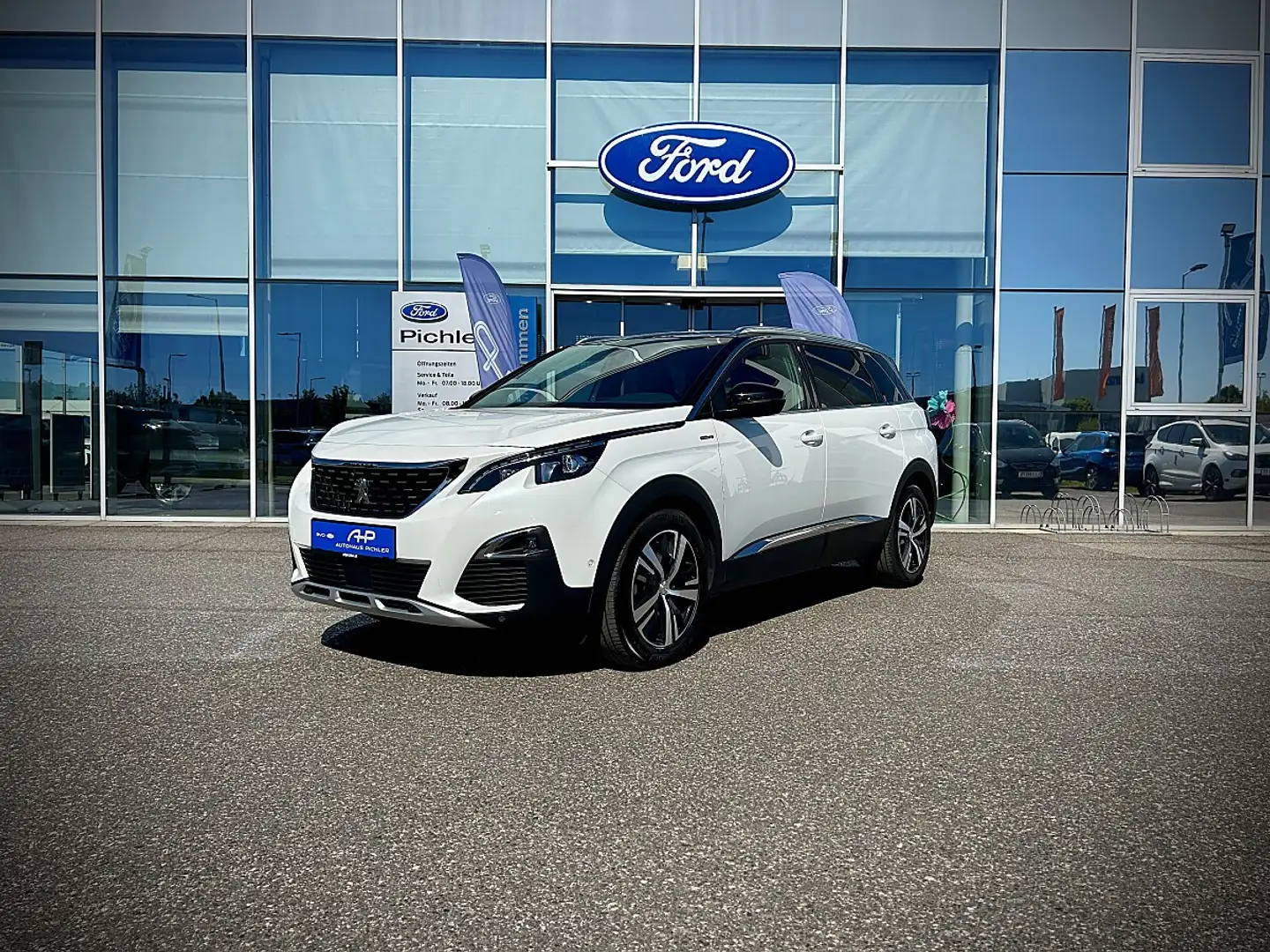 Peugeot 5008 GT-Line 1,5 HDI 130PS Aut. / 7 SITZE / AHK Weiß - 1