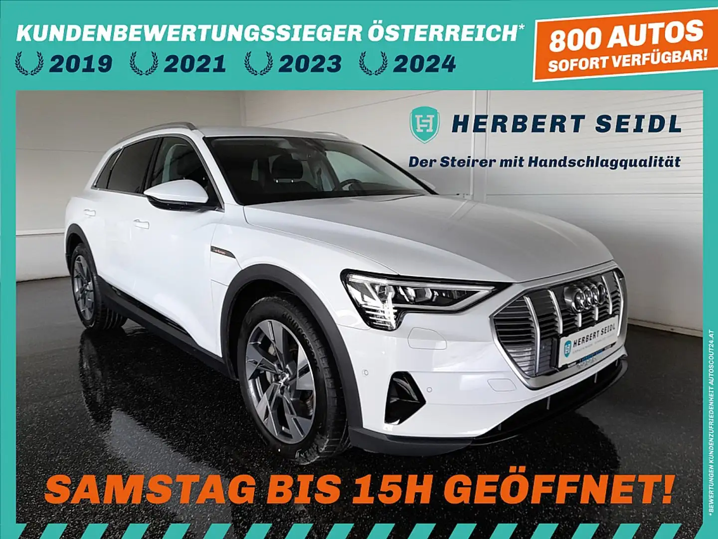 Audi e-tron 50 quattro *S-LINE SITZE / 20 ZOLL / LED / NAVI... Weiß - 1