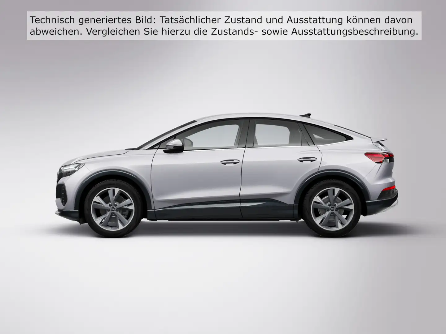 Audi Q4 e-tron Sportback 45 S-LINE*NAVI-PLUS*MATRIX*K Silber - 2