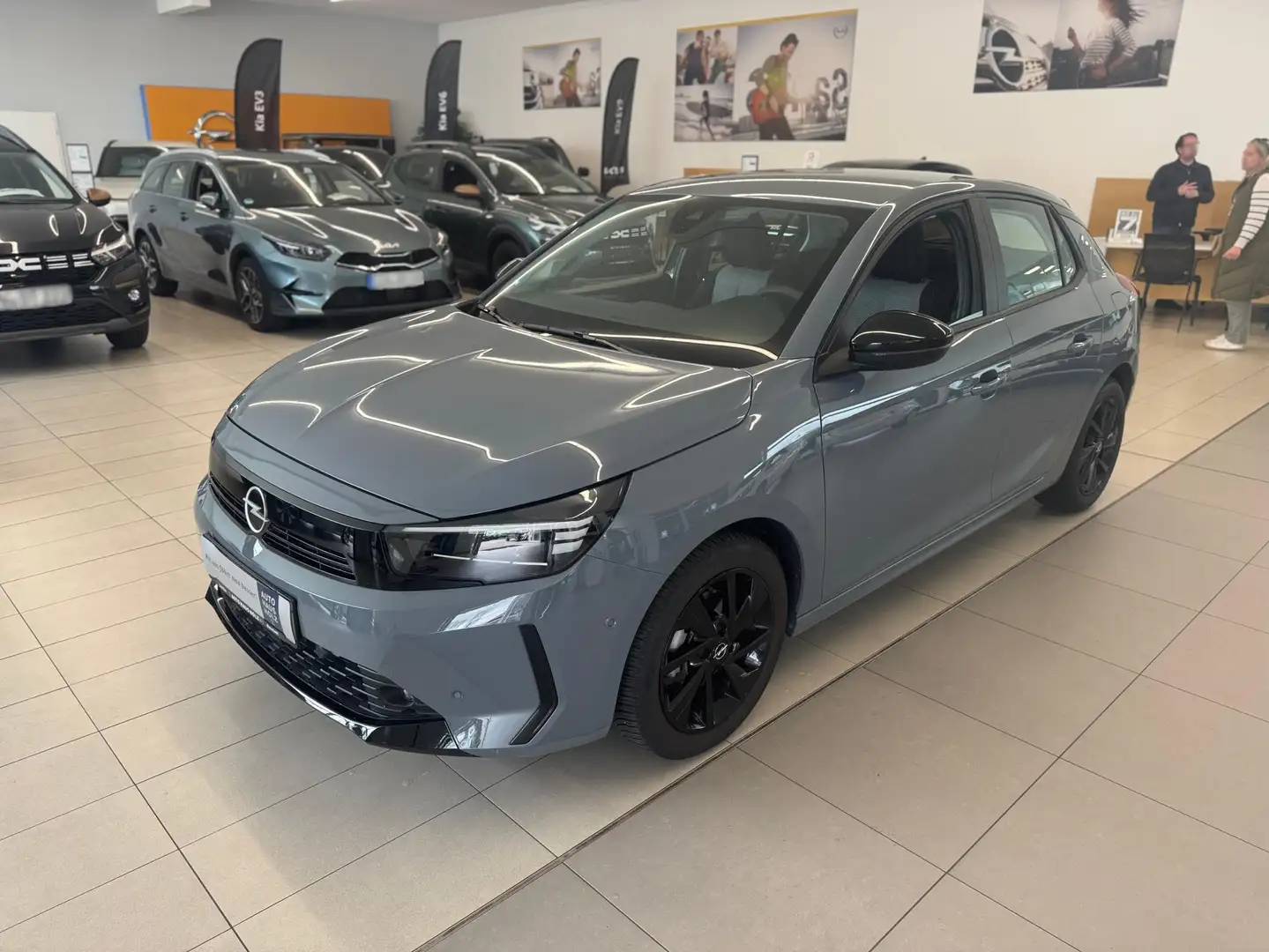 Opel Corsa 1.2 Turbo Kamera Klima SHZ Gris - 1