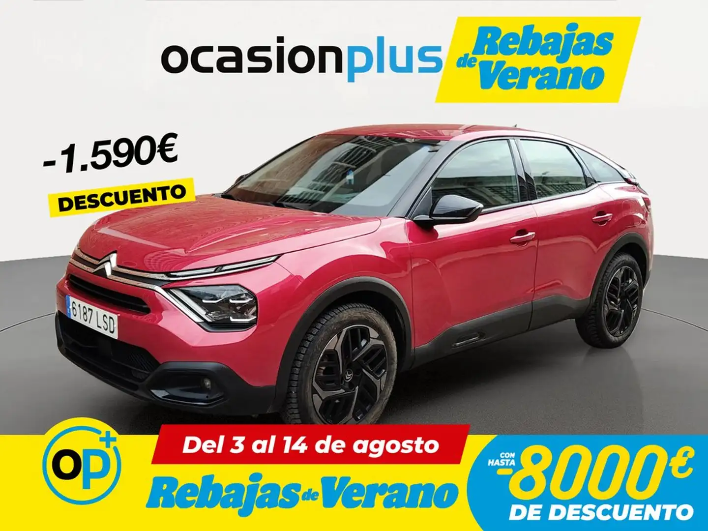 Citroen C4 1.2 PureTech Feel Pack S&S EAT8 130 Rojo - 1