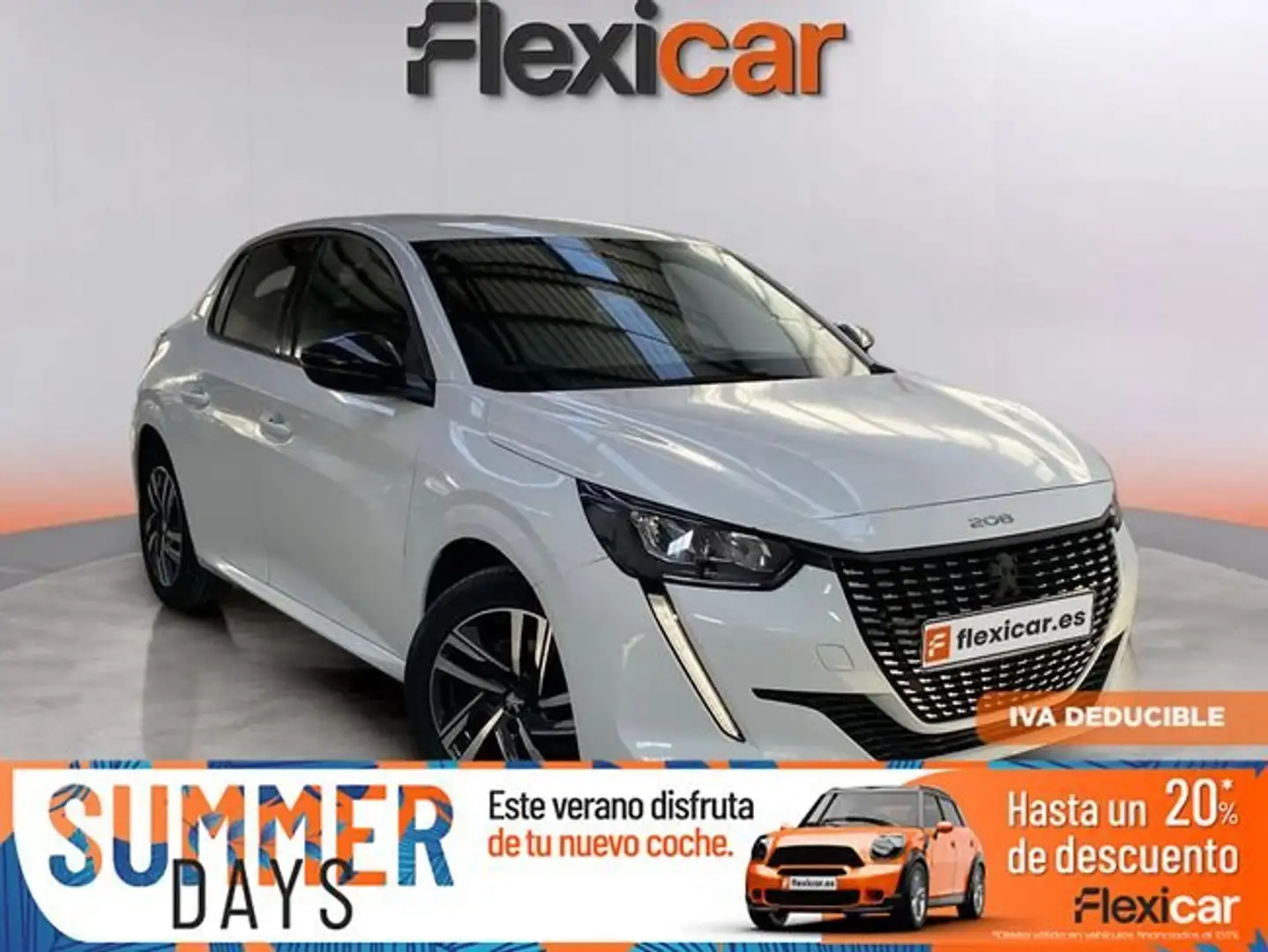 Peugeot 208 BlueHDi+73kW+%28100CV%29+Allure Blanco - 1