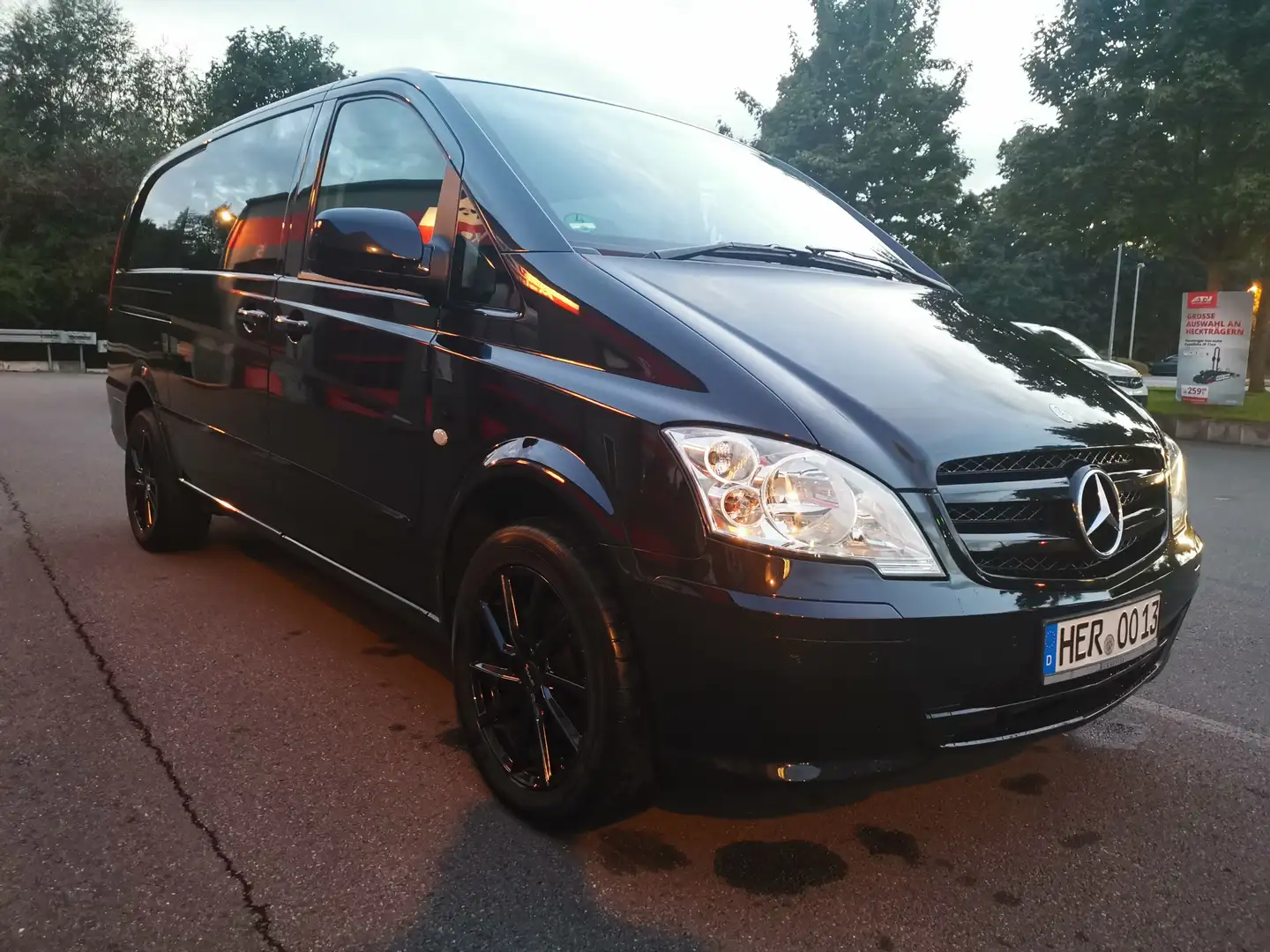 Mercedes-Benz Vito 116 CDI Lang Mixto Klima 5-Sitzer AHK Noir - 1