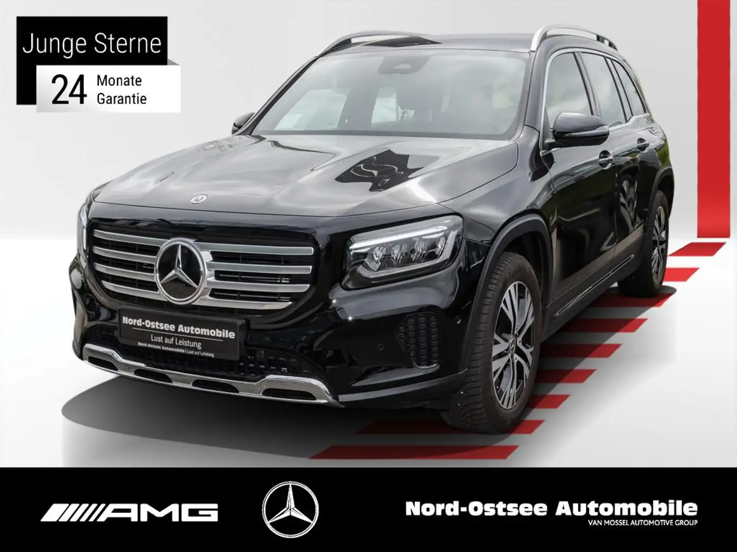 Mercedes-Benz GLB 200 d PROGRESSIVE DISTRO NAVI KAMERA AHK LED Чорний - 1