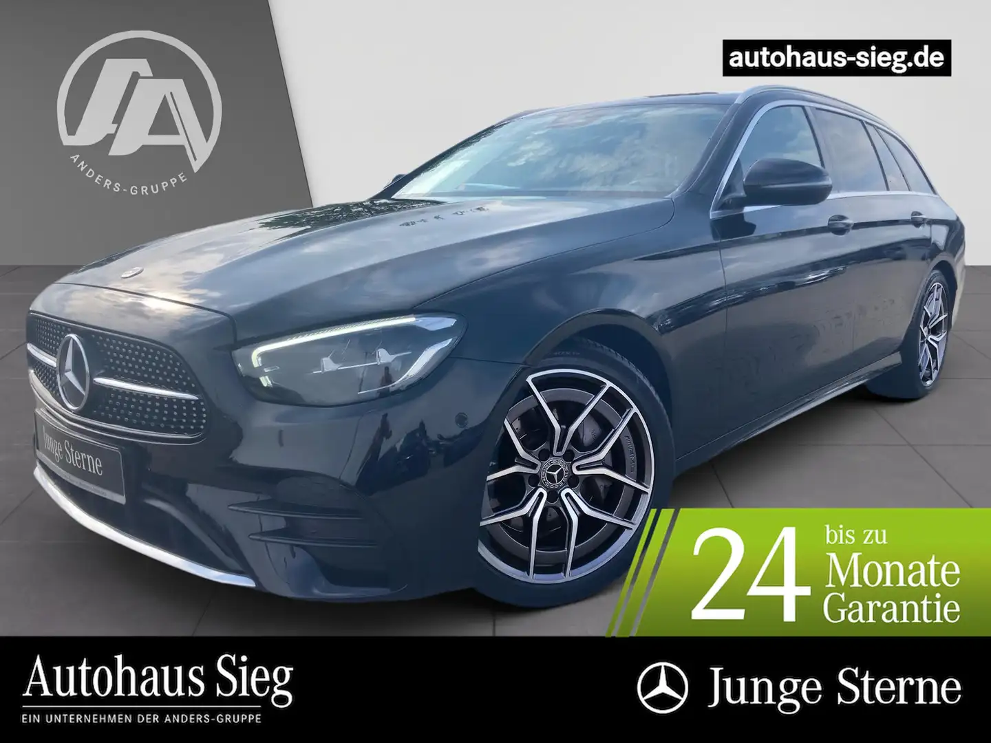 Mercedes-Benz E 200 d T Avantgarde+MBUX+Sthz+LED+Kam+SHD+EASY Schwarz - 1