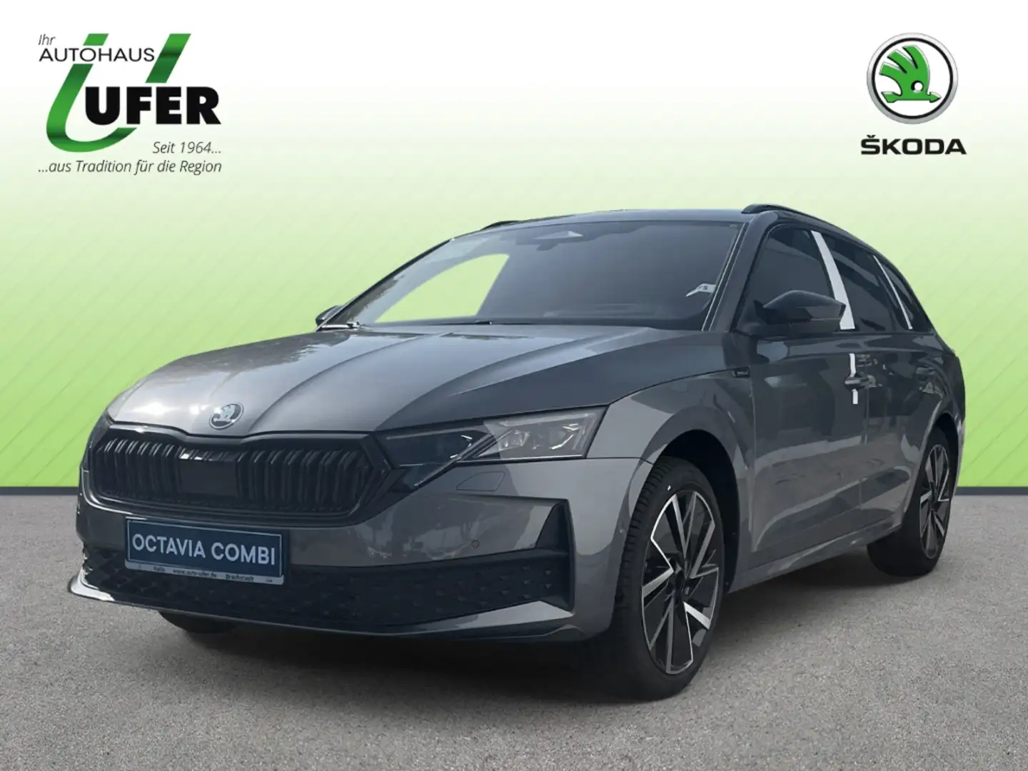 Skoda Octavia Combi Sportline AHZV Licht&SichtPLUS elektr. Sitzv Grau - 1