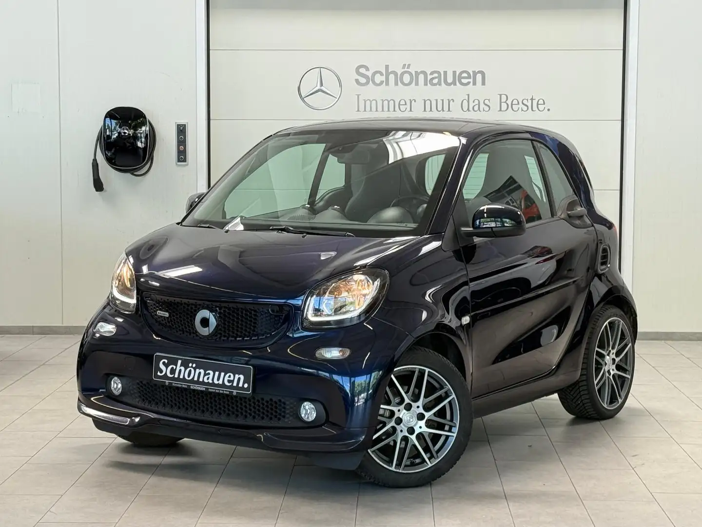 smart forTwo BRABUS fortwo 80 kW JBL+LEDER+PANO+NAVI+KAMERA Blu/Azzurro - 1