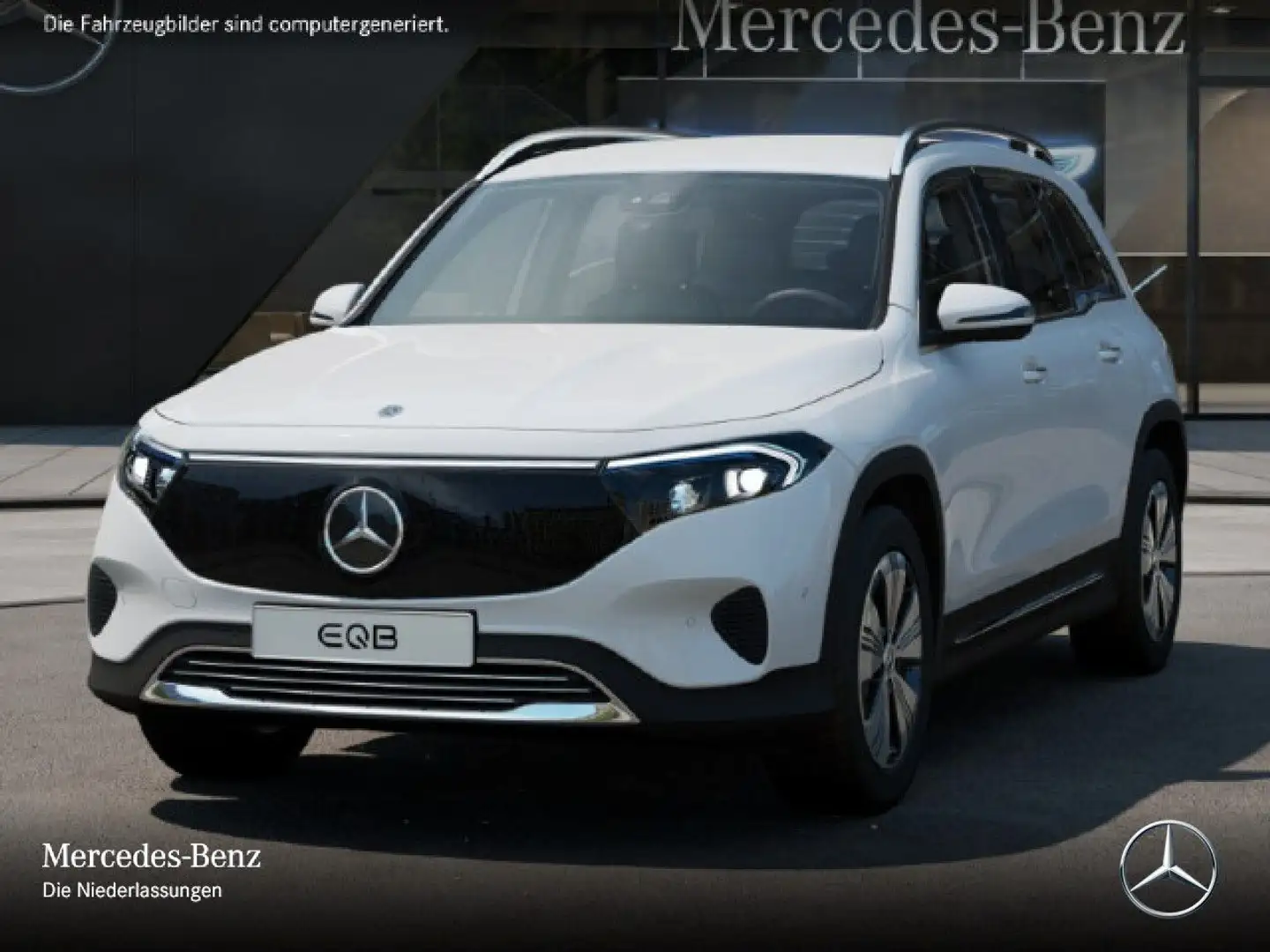 Mercedes-Benz EQB 350 4M PROG+PLUS-PAKET+KAMERA+KEYLESS+SPUR Weiß - 2