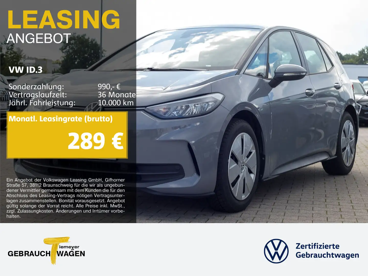 Volkswagen ID.3 PRO LM18 NAVI KAMERA SITZH Grau - 1