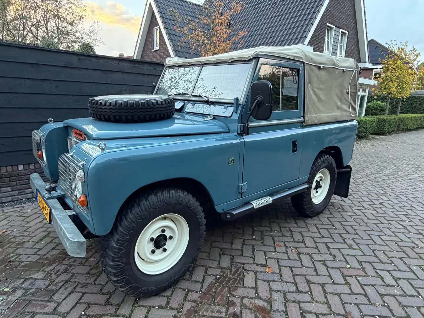 Land Rover Series Open auto Blau - 2