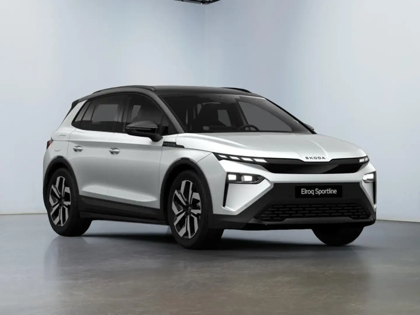 Skoda Elroq Sportline 60 Matrix Wärmep 20 Zoll ACC 5JG el H... Weiß - 1