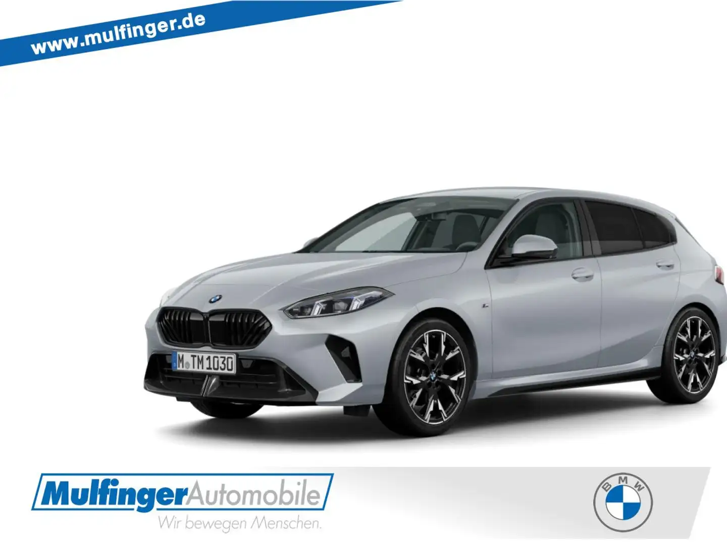 BMW 120 d M Sport Sportpaket Bluetooth HUD Navi LED PDC Grau - 1