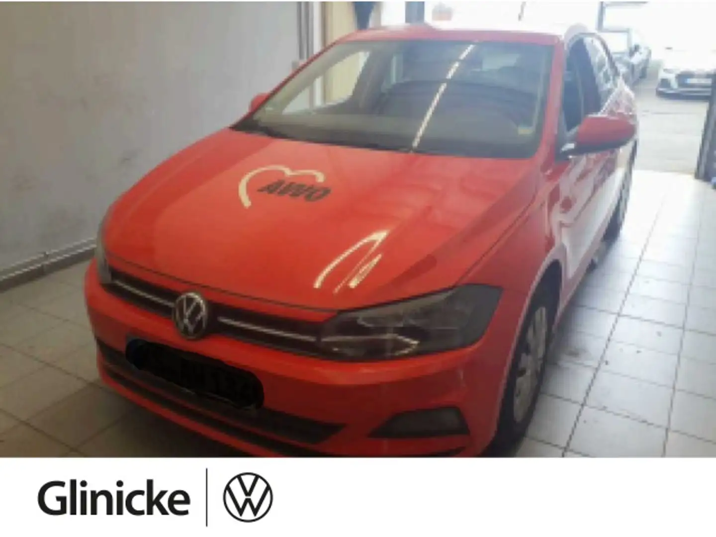 Volkswagen Polo 1.0 TSI United NAVI, SHZ, KLIMA Rot - 1
