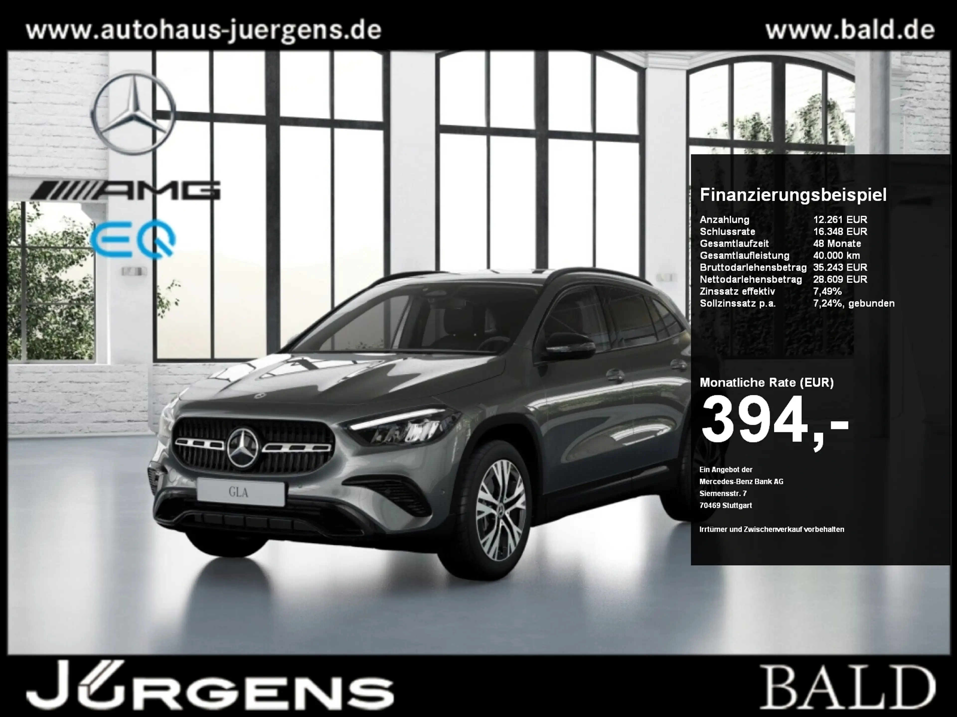 Mercedes-Benz GLA 220 d 4M Progressive+Night+AHK+Cam+LED+Navi