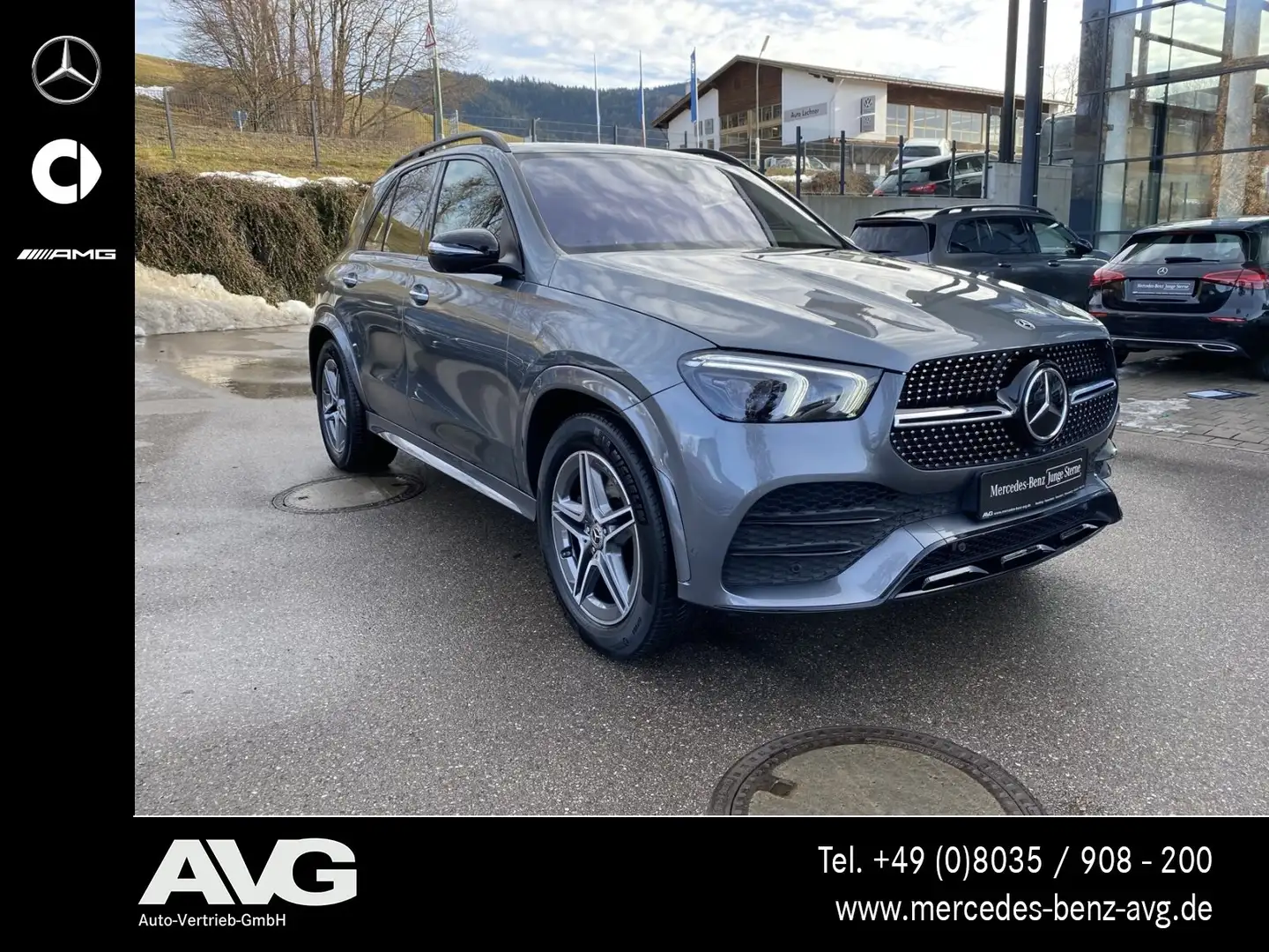 Mercedes-Benz GLE 350 GLE 350 de DIST|PANO|HUD|360°|BUR|AMG|NIGHT|AHK Gris - 2