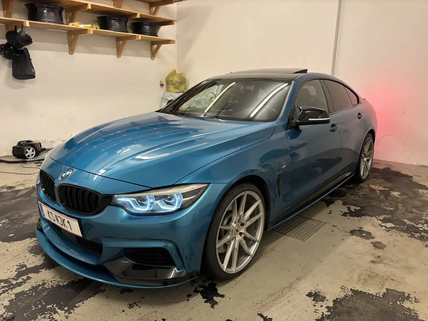 BMW 430 430d xDrive M-Packet | Vollaustattung | 20" JR21 Blau - 1