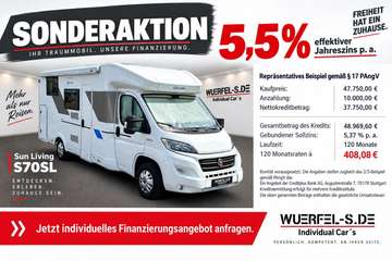 Andere Andere Sun Living S70SL+AHK+SOLAR+SAT+PDC+T
