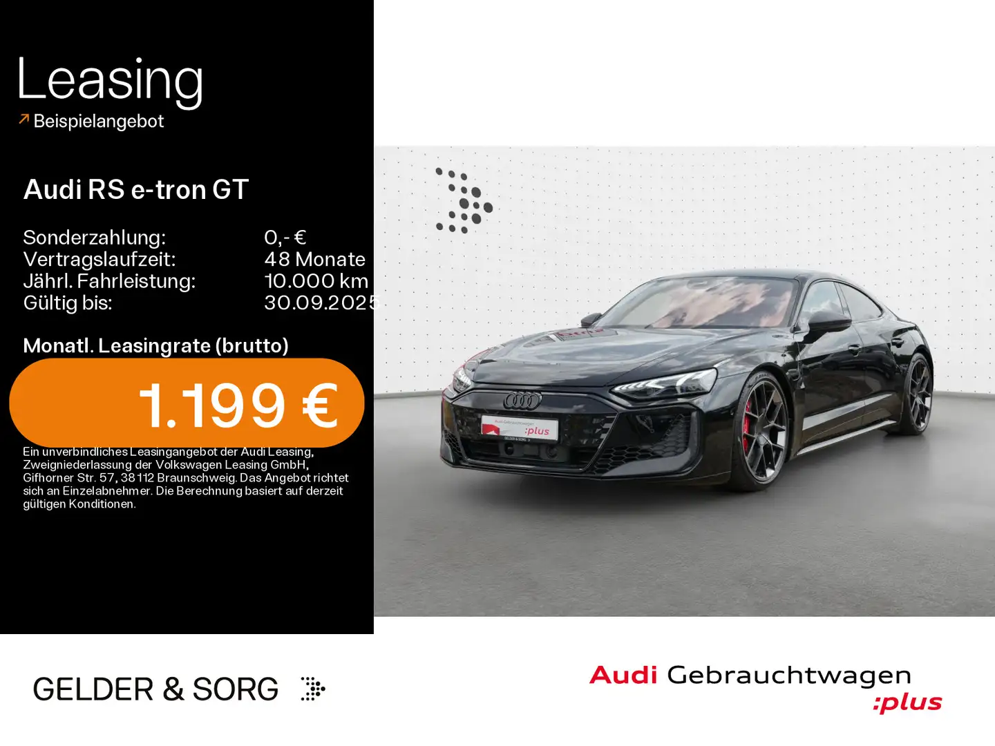 Audi RS e-tron GT performance 843 PS*Keramik*HuD*B&O Schwarz - 1