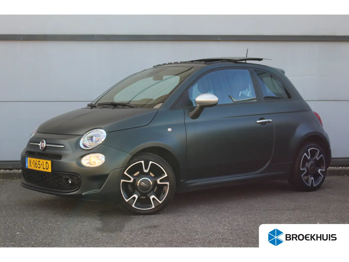 Fiat 500 1.0 Hybrid Rockstar | Panorama dak | Beats Audio | Groen - 1
