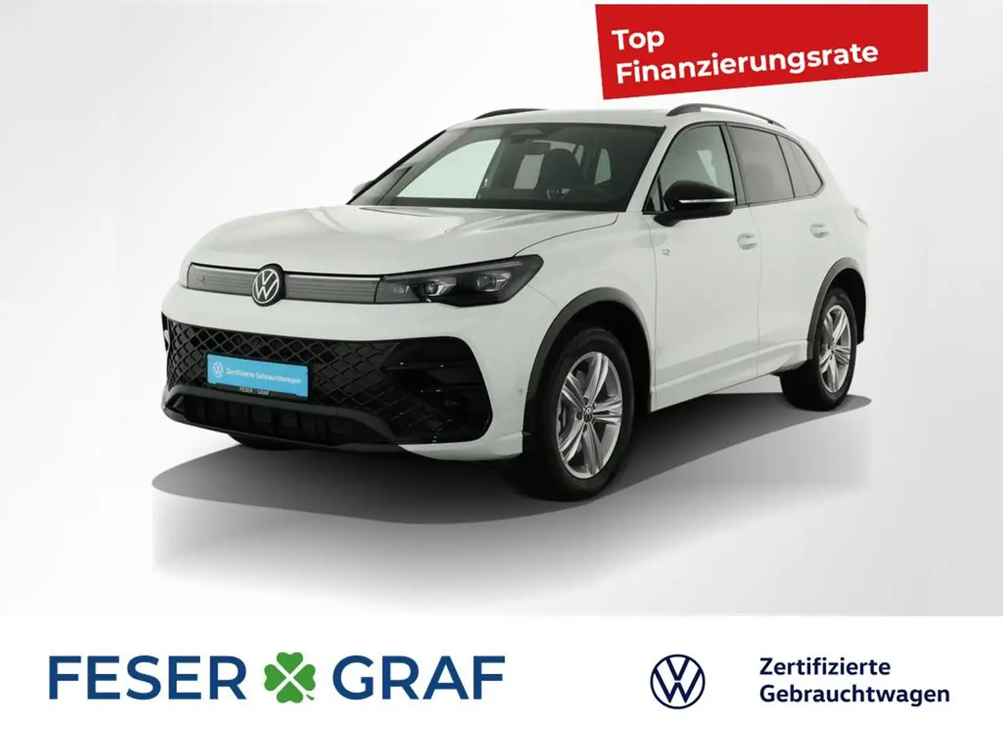 Volkswagen Tiguan 2.0 TDI R-Line BlackStyle DSG Navi / AHK Weiß - 1