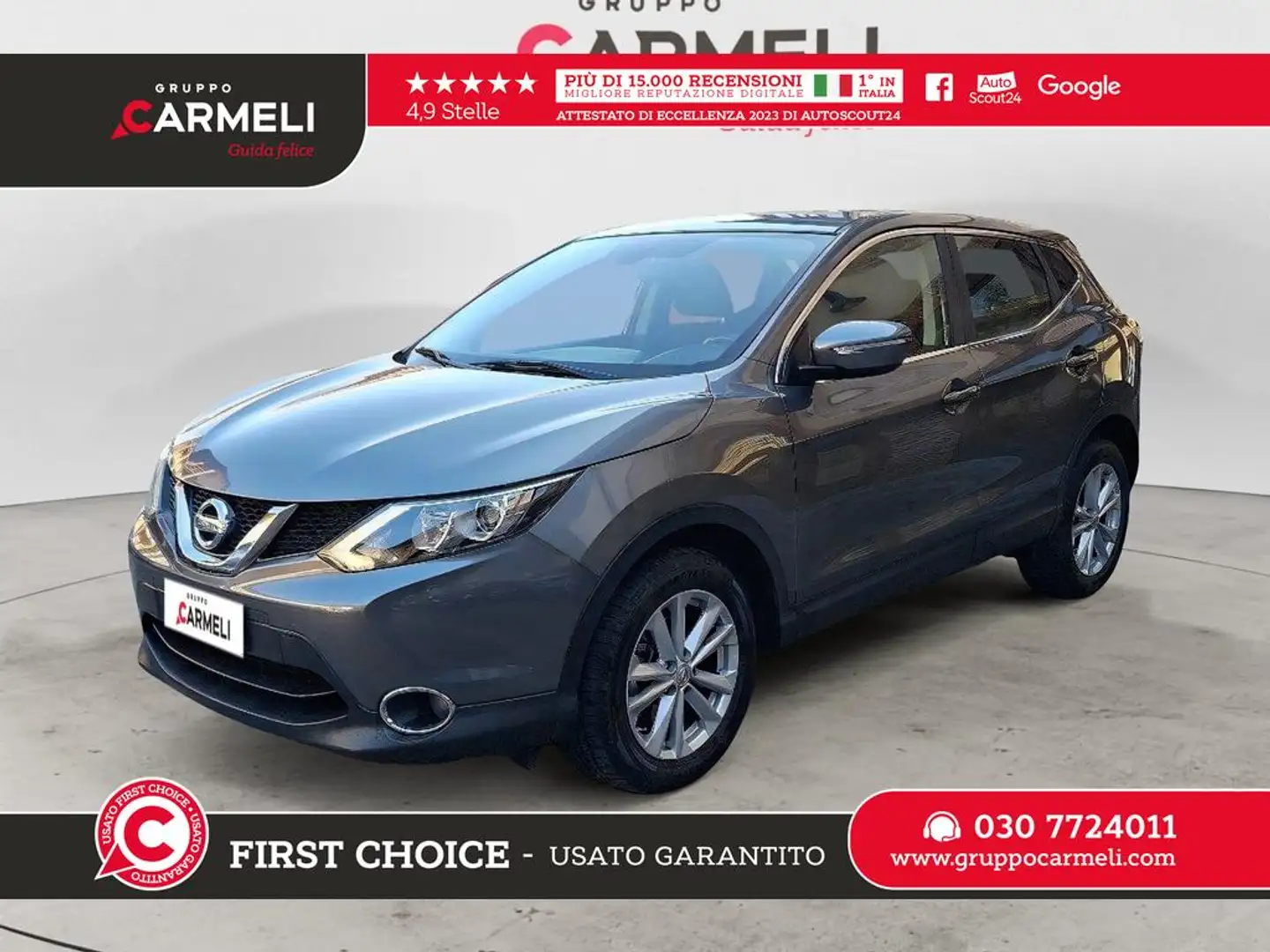 Nissan Qashqai 1.5 dci Acenta 110cv Grigio - 1
