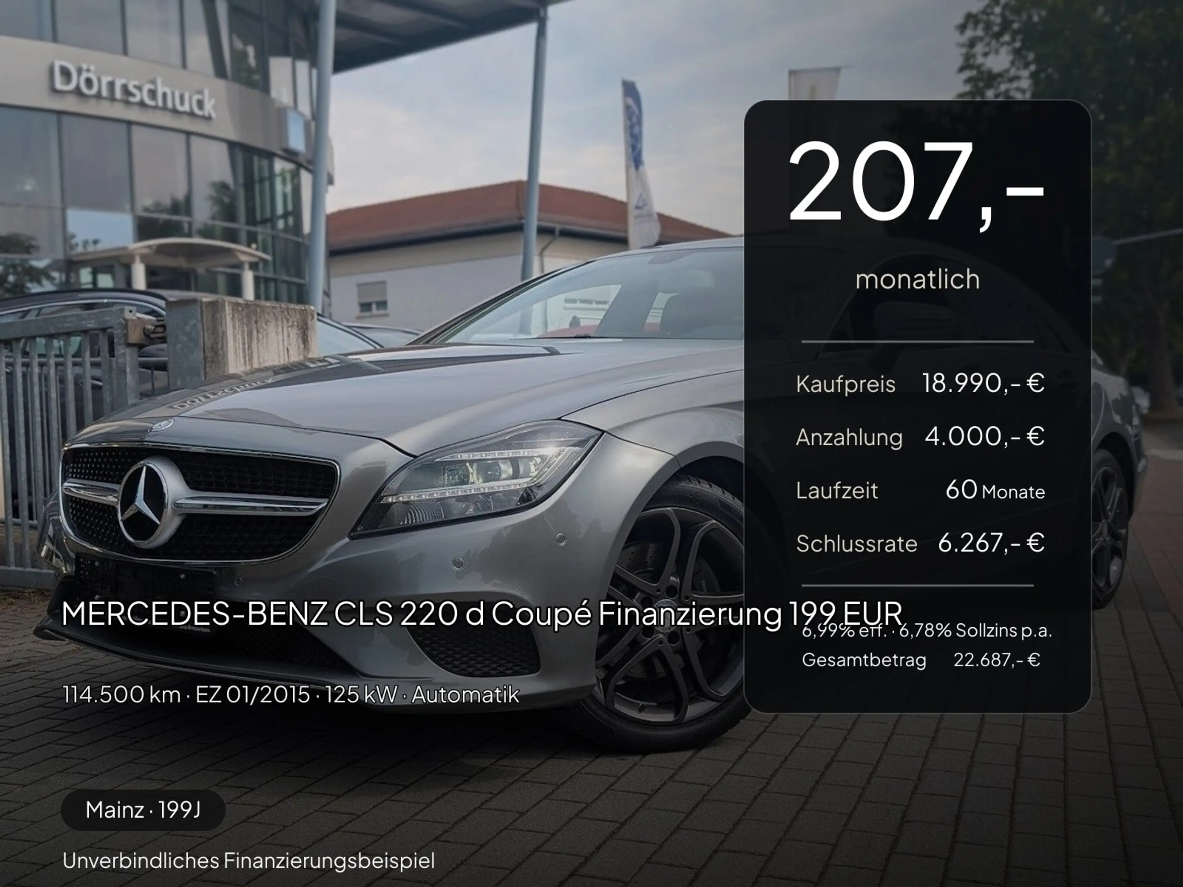 Mercedes-Benz CLS 220 CLS 220 d Coupé Finanzierung 199 EUR — photo 2