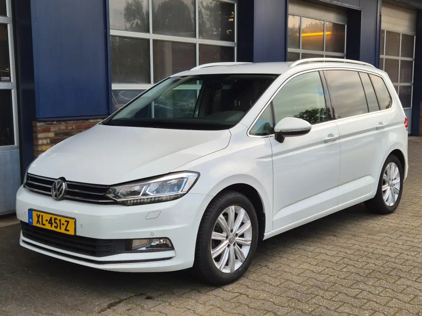 Volkswagen Touran 1.4 TSI HIGHLINE. TREKHAAK 1500 KG. Android. Carpl Blanc - 1