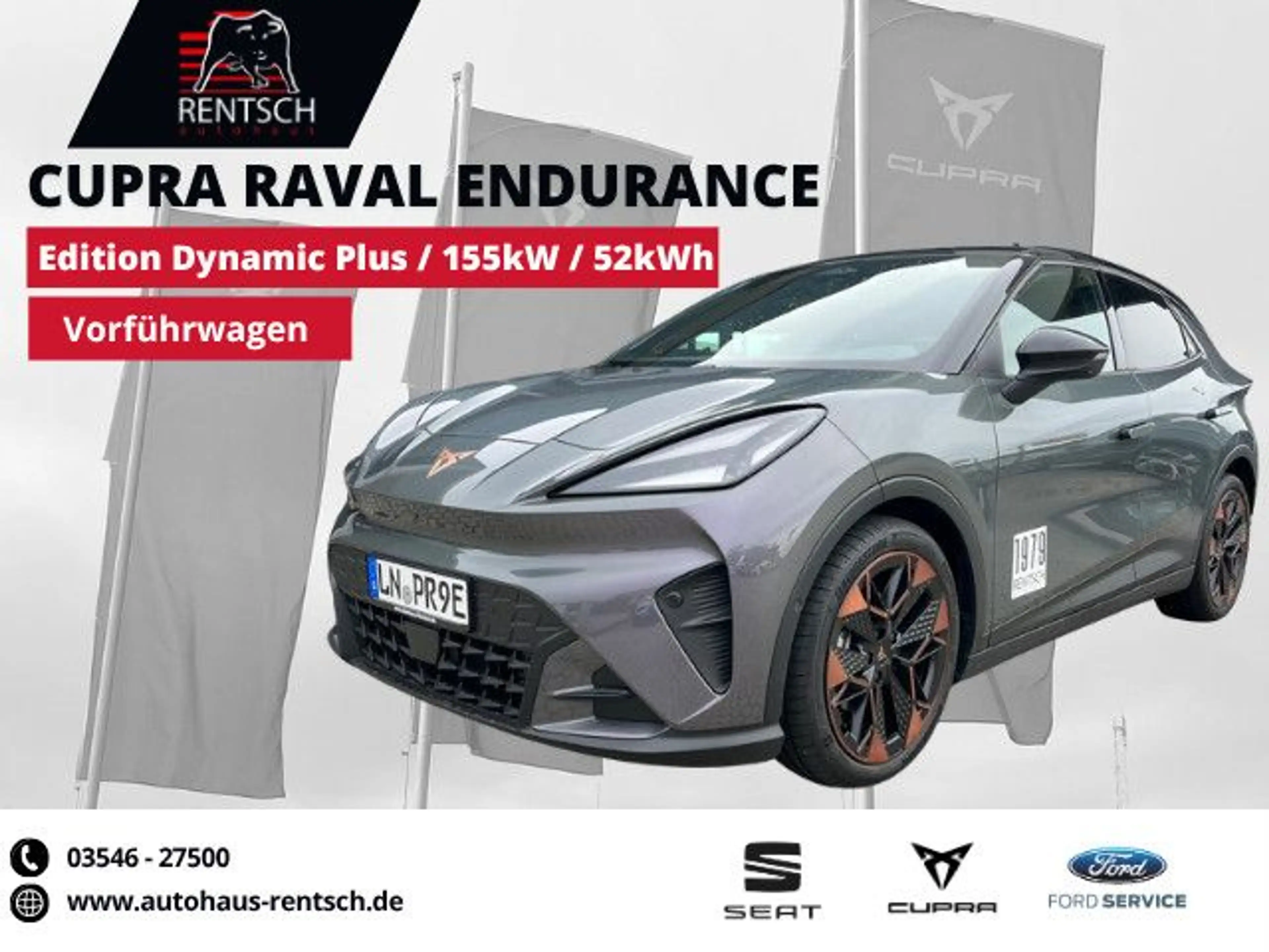 CUPRA Raval Endurance Ed. Dy Plus Plasma 155kW 52kWh*TOPVIEW
