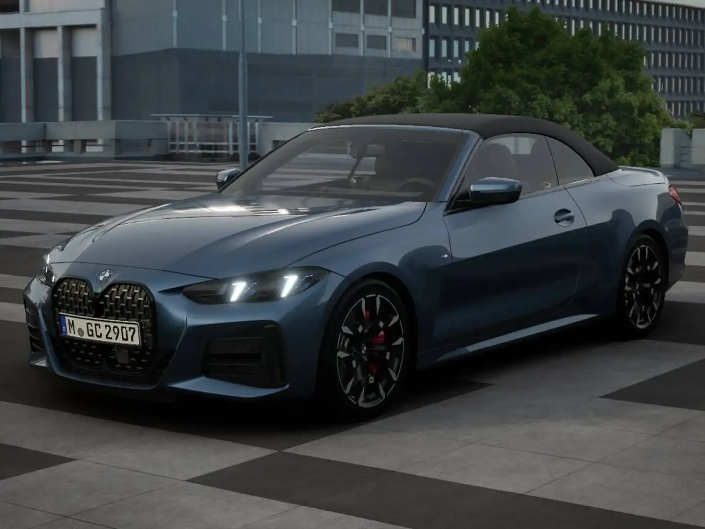 BMW 420 i Cabrio Azul - 1