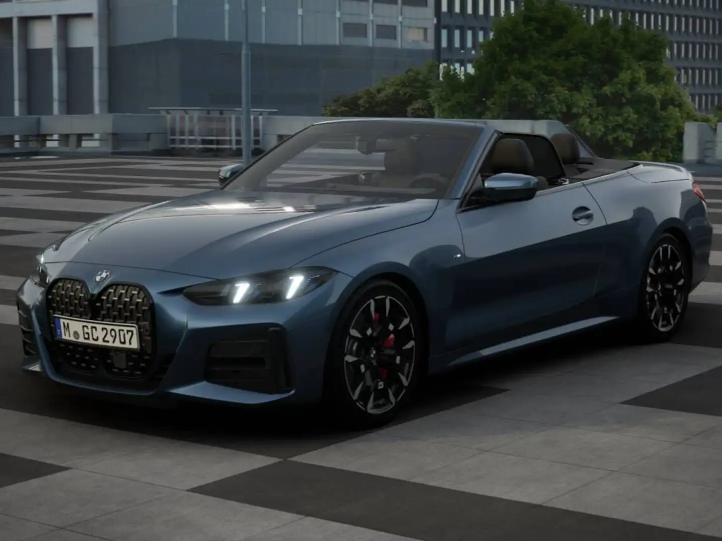 BMW 420 i Cabrio Azul - 2
