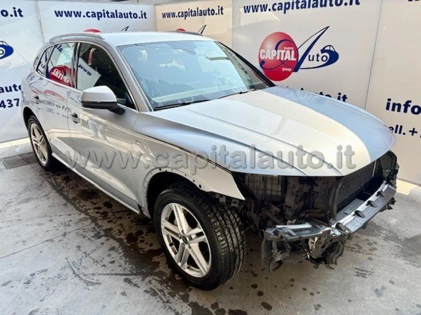 Audi Q5 55 tfsieE S line Plus quattro s-tronic NETTO 20500 Argento - 2