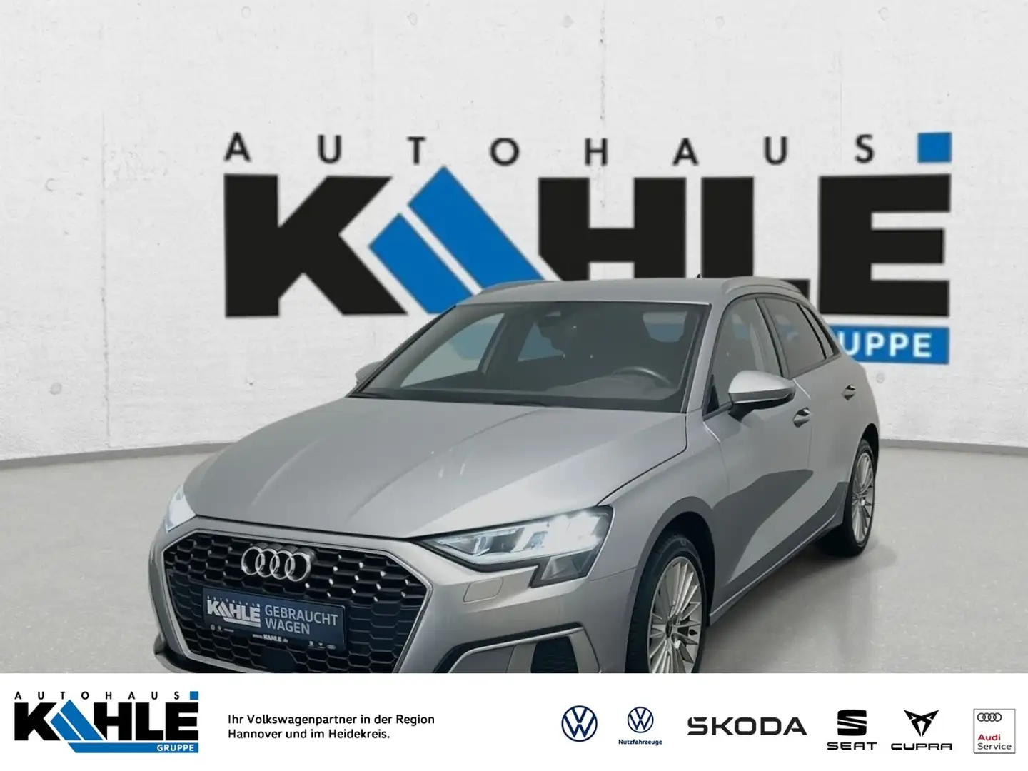 Audi A3 Sportback 2.0 TDI s tronic Advanced Klima Navi Argent - 1