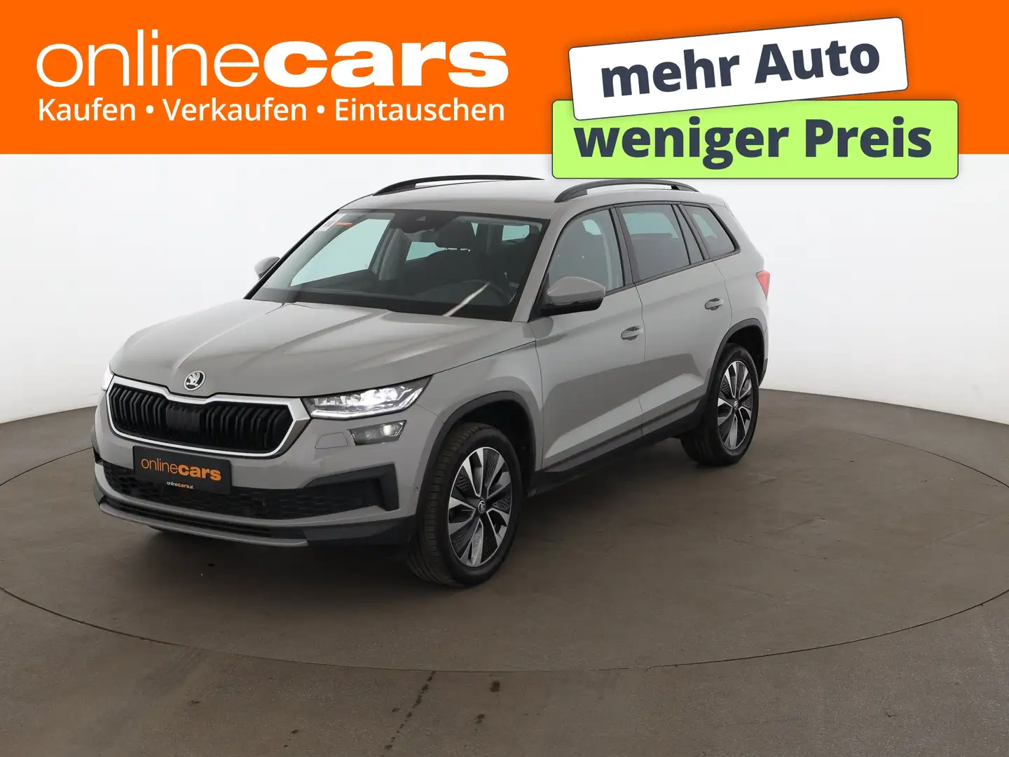 Skoda Kodiaq 2.0 TDI Tour Aut MATRIX AHK RADAR SITZHZG Grau - 1