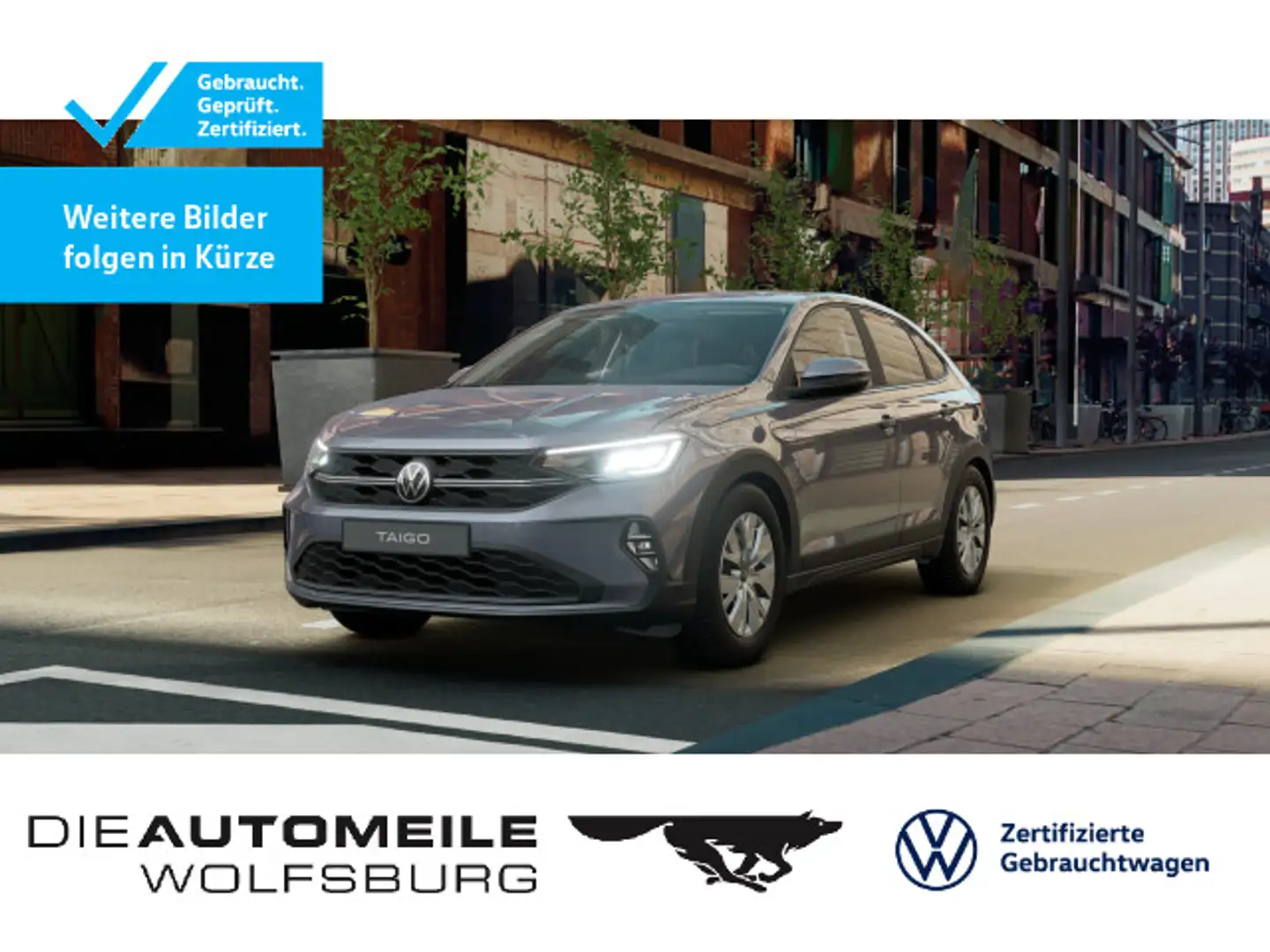 Volkswagen Taigo 1.0 TSI Basis LED/Sitzhzg./Einparkhi. Grau - 1