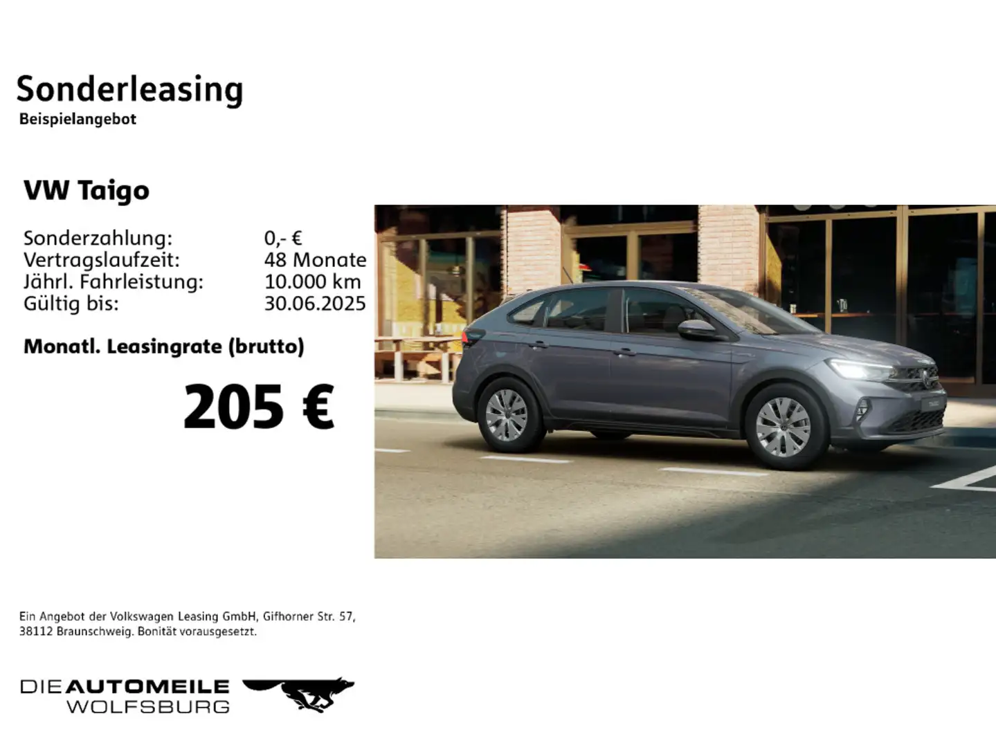 Volkswagen Taigo 1.0 TSI Basis LED/Sitzhzg./Einparkhi. Grau - 2
