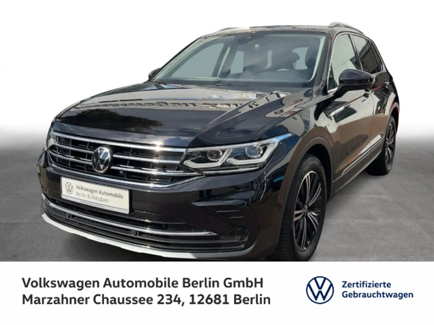 Volkswagen Tiguan 1.5 TSI DSG Elegance Navi LED SHZ PDC Schwarz - 1