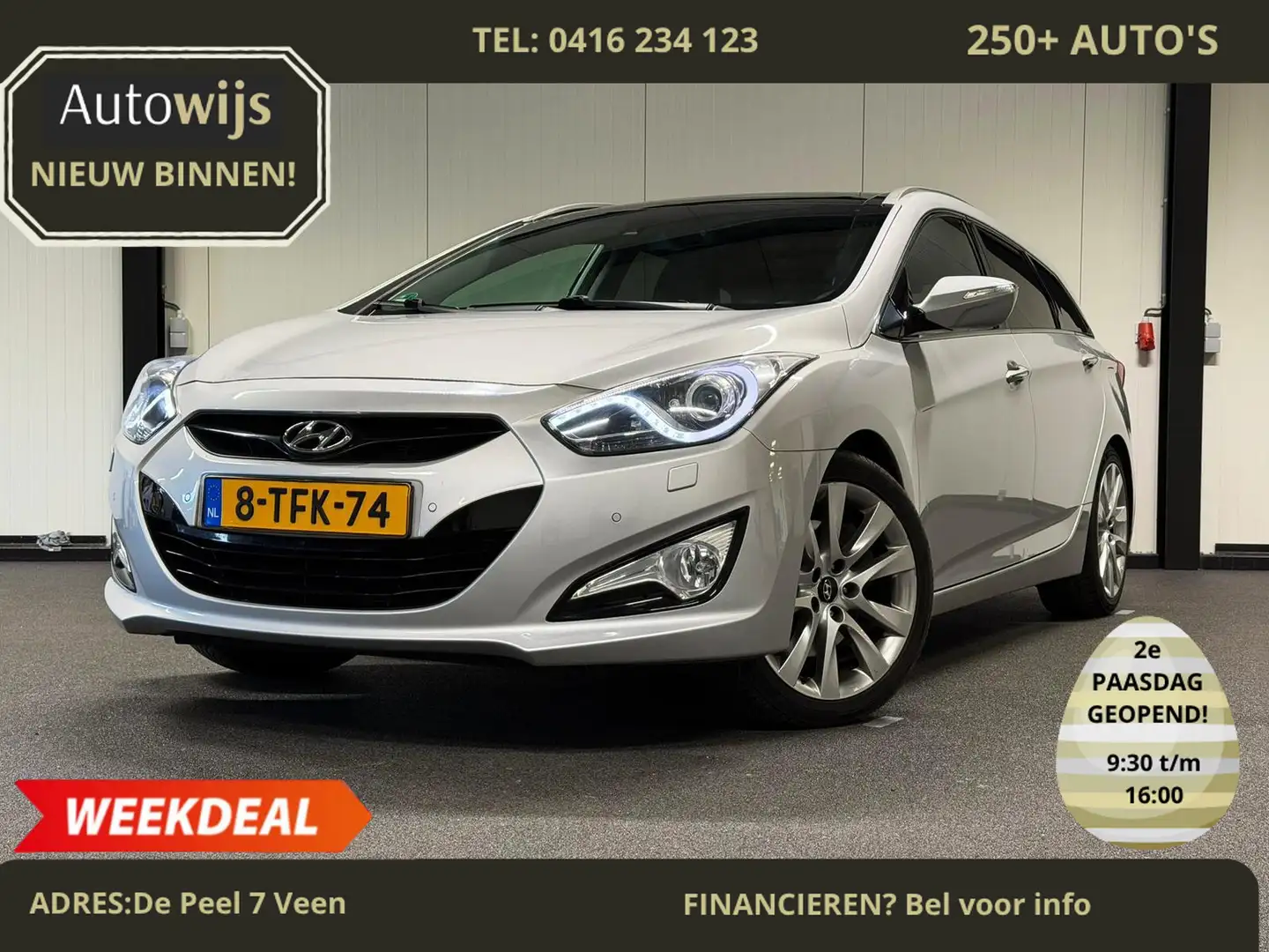 Hyundai i40 Wagon 2.0 GDI i-Catcher|TREKHAAK|XENON|LEDER|CAMER Gris - 1