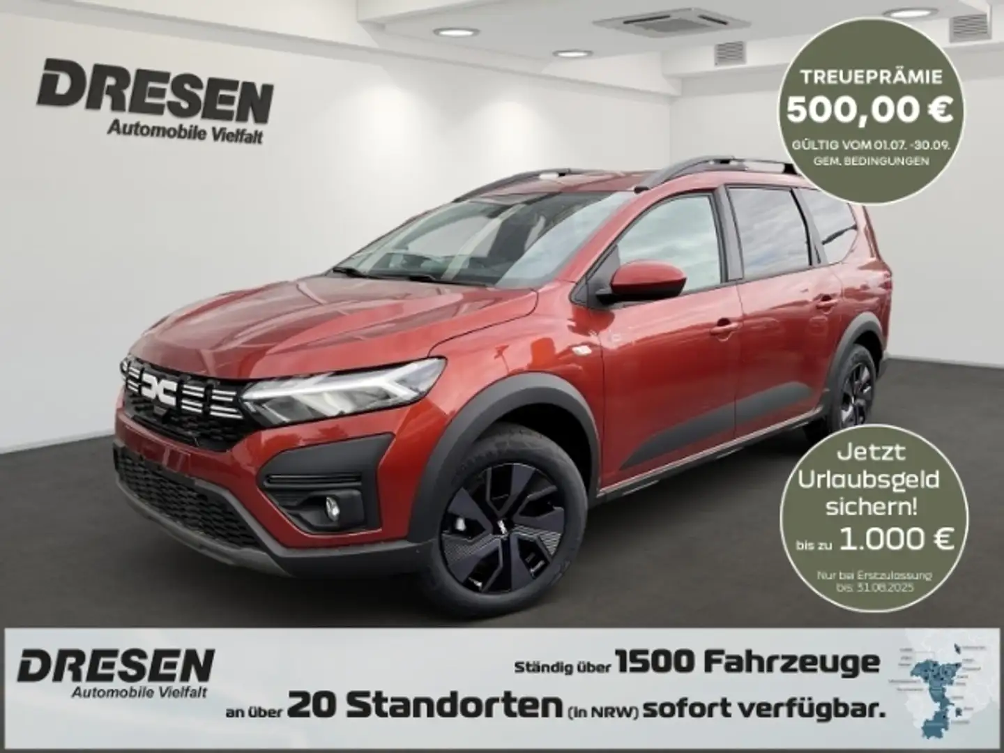 Dacia Jogger 1.6 HYBRID 140 Expression 7-Sitzer TRENNNETZ KLIMA Maro - 1