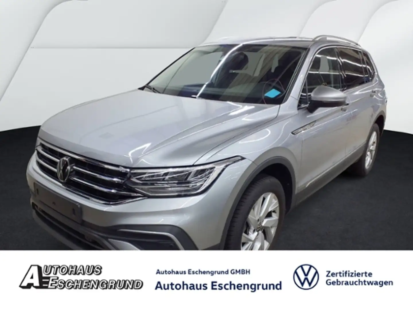 Volkswagen Tiguan Allspace 2.0 TDI DSG Life LED AHK KAMERA GJR SHZ ACC 7 SIT Silber - 1