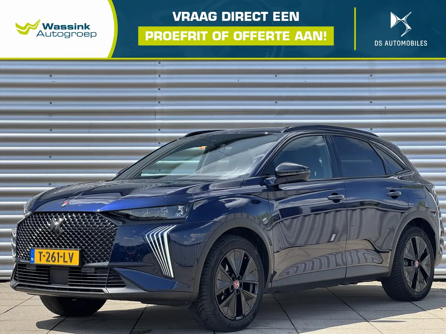 DS Automobiles DS 7 1.6 E-TENSE 225pk Aut Performance Line I Carplay I Blauw - 1