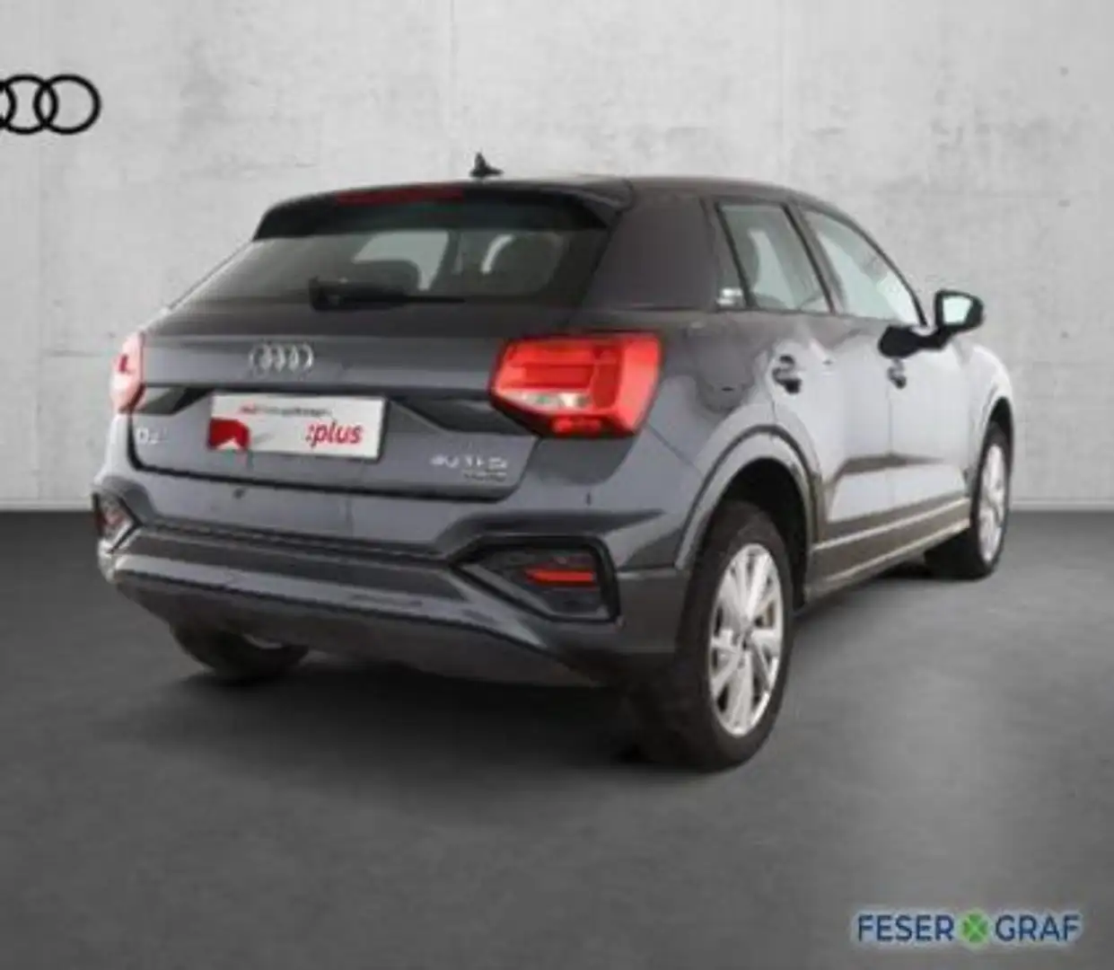 Audi Q2 40 TFSI q. Leder/ACC Fahren+Parken/Opt-Schwarz/17 Grau - 2